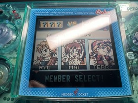 SNK Neogeo Pocket Color Slim Crystal Blue Console