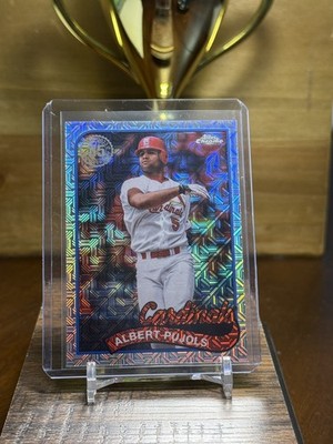 2024 Topps Series 1 - 1989 Topps Chrome Silver Pack Albert Pujols #T89C-87