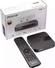 Amiko A14 GREEN - MYTV3 - 2GB + 16GB - NEW FOR 2026! (New Open Box)