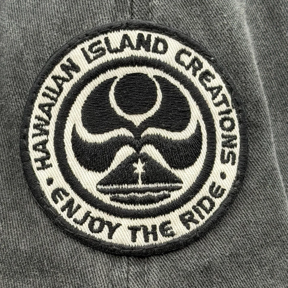 Sombrero ajustable negro HIC Hawaiian Island Creations “Enjoy The Ride” Foto 3 de 4