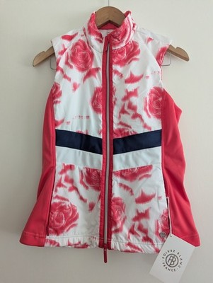 Poivre Blanc NWT Flower Spritz Double layer vest size S