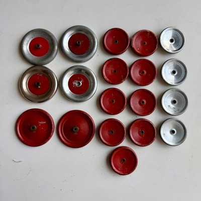 (19) AC GILBERT ERECTOR SET PARTS - VARIOUS WHEELS