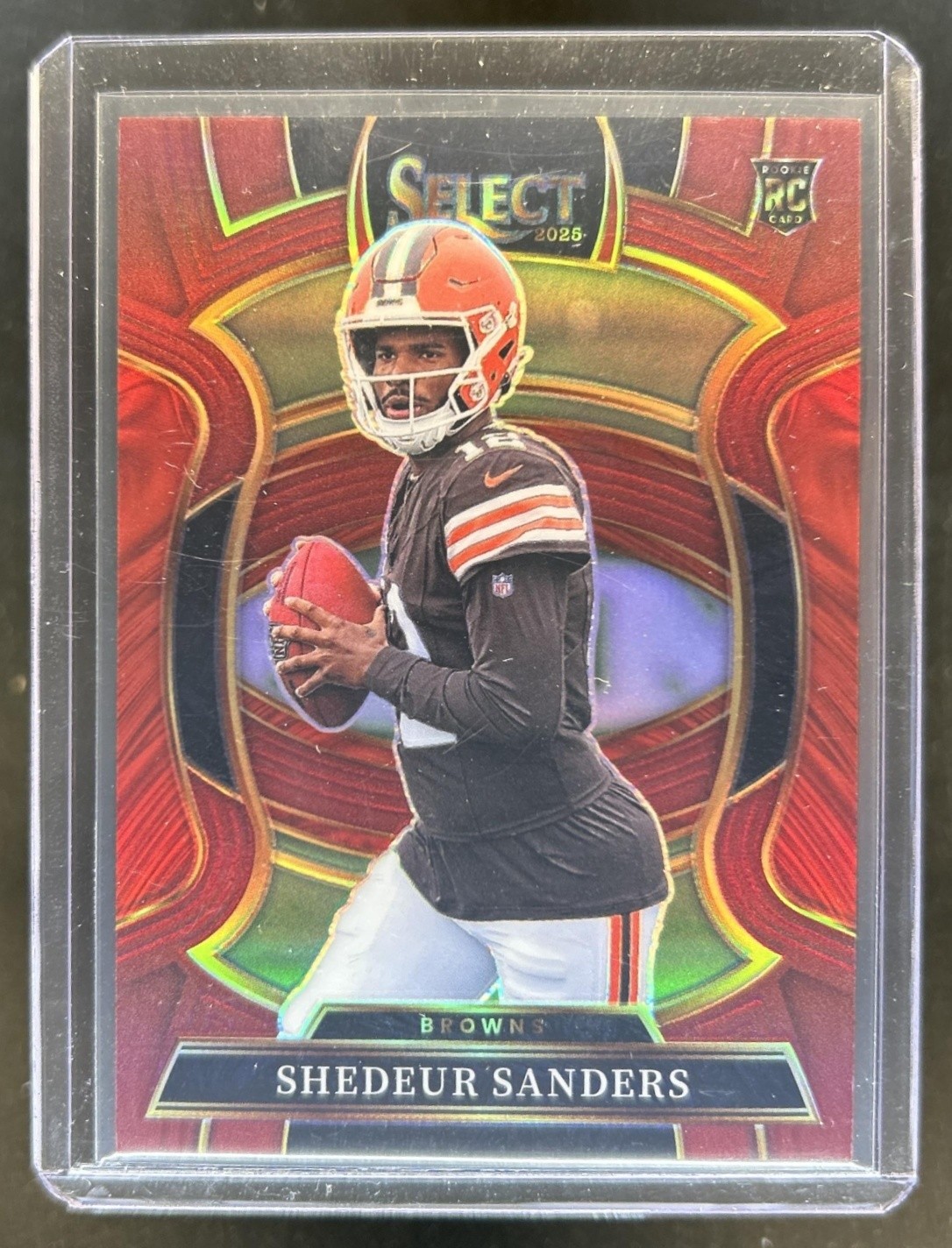 2025 Panini Select Shedeur Sanders Concourse Maroon RC Maroon Prizm #/149 Browns