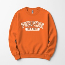 Pumpkin Season Sweatshirt Crewneck Unisex Fall Autumn Womens Mens Cute Cozy d3