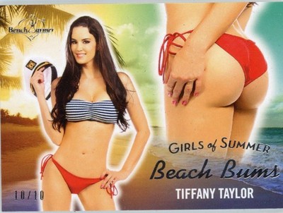 TIFFANY TAYLOR 2025 Benchwarmer Girls of Summer Beach Bums Silver 10/10