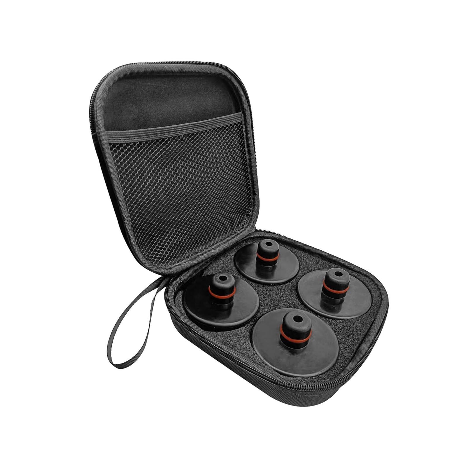 4 Pcs Non-Slip Rubber Lifting Jack Pads with a Storage Case - Compatible with...