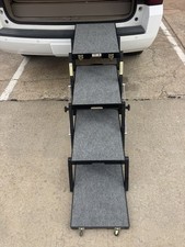Pet Loader Light 16" Platform 4 Step up to 150 lbs Vehicle Height Excellent EUC