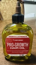 Pro-Growth Hair Oil Infused With Castor Oil Helps Thicken Thin Lifeless Hair