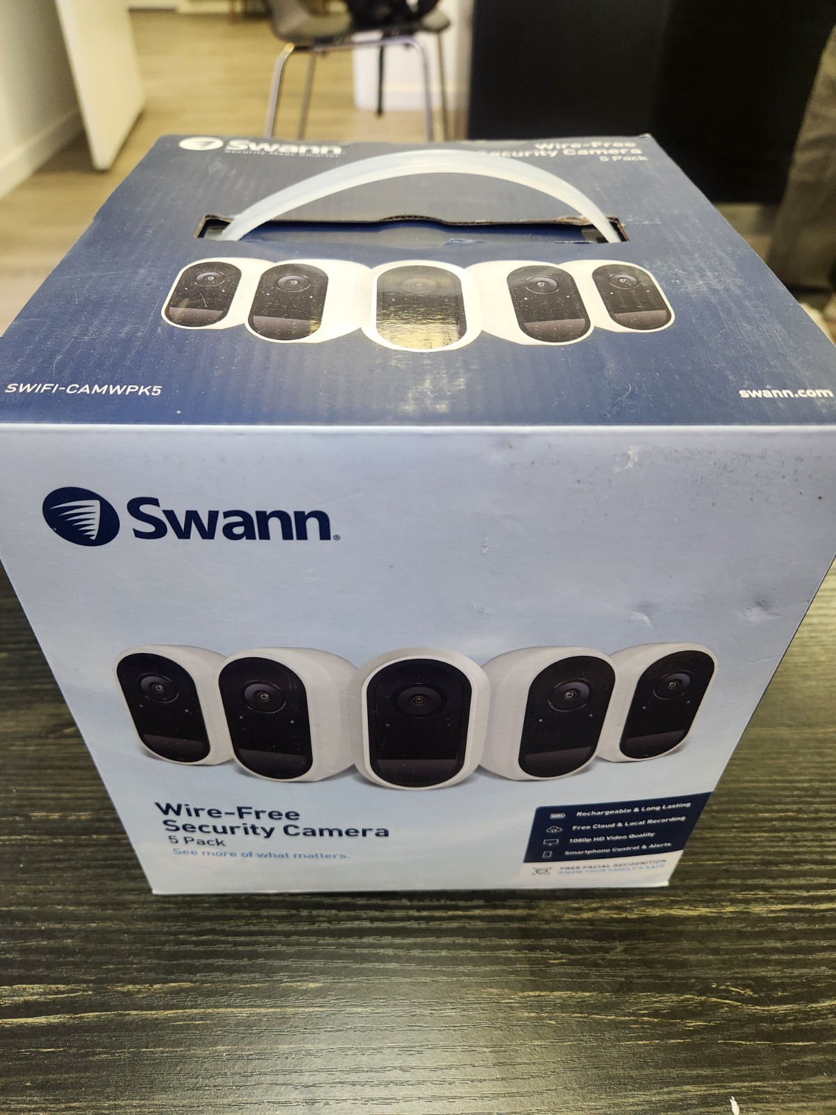 Swann Wireless 1080p Security Camera - 5 Pack
