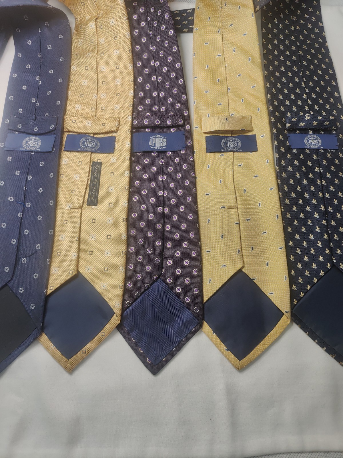 Men's Navy Blue Gold 5 Lot/Set 100% — view 2