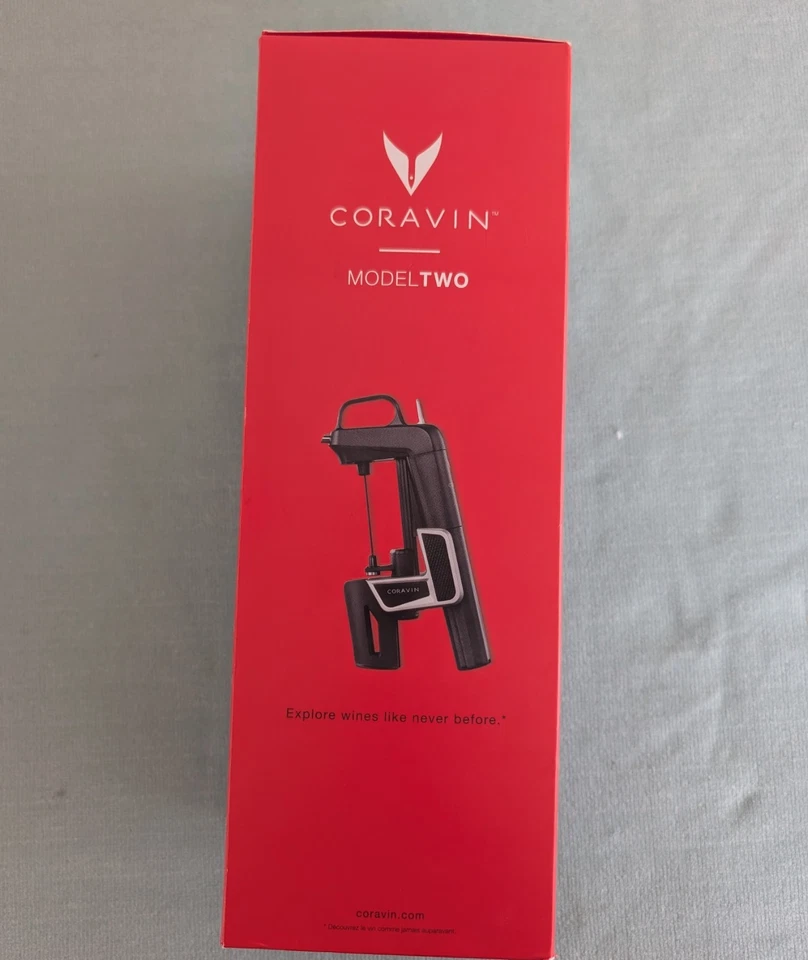 Coravin Model Two Wine Complete With 2 Argon Capsules System New Open Box - Image 4 of 4