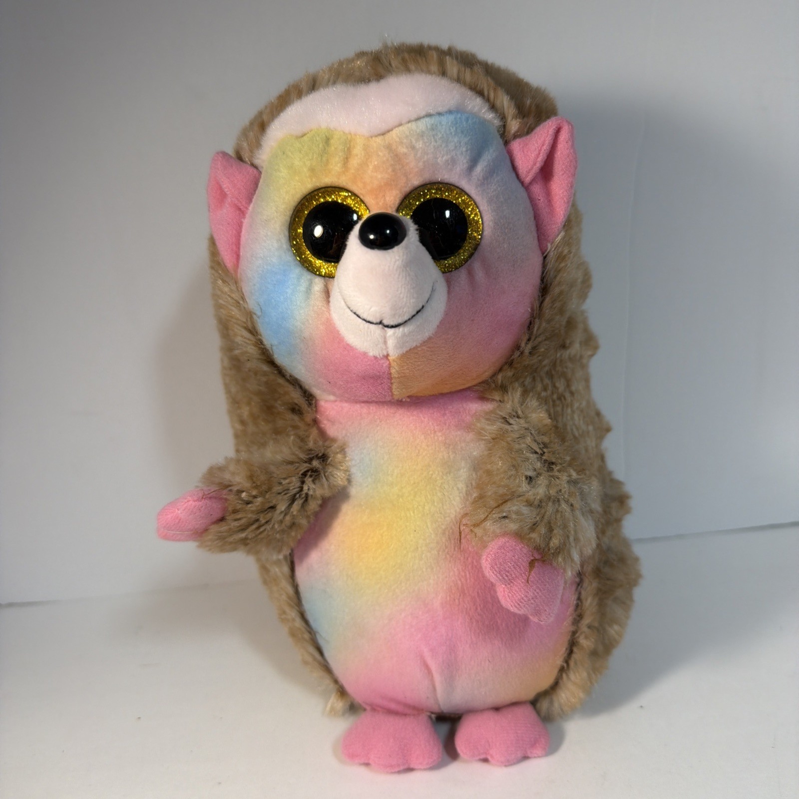 Ty Beanie Boo Plush PINECONE The Hedgehog 9" Multicolored