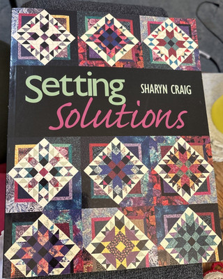 Vtg Rare Setting Solutions Quilting 2001 bk by Sharyn Craig (3)