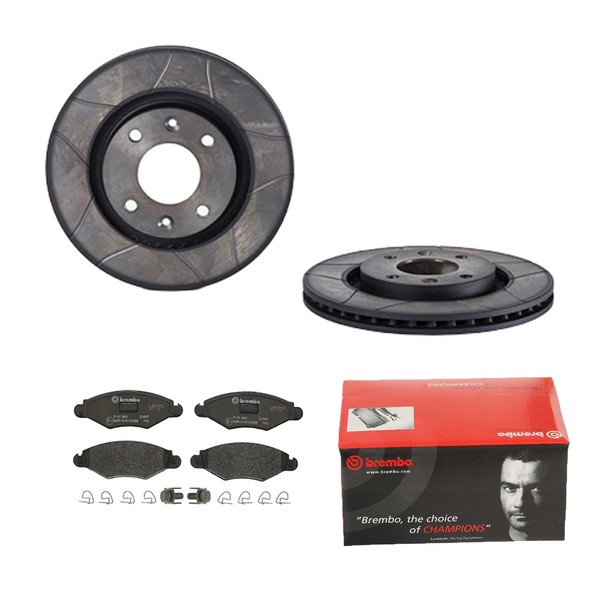 Brembo Bremsscheiben Ø266MM + BremsbelÄGe Vorne FÜR Citroen Xsara CitroËN-image