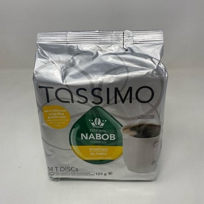 Tassimo Nabob Breakfast Blend T-Discs 14ct 123g Silver XL 12oz