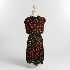 Banana Republic California Poppy Floral Print Midi Dress Size 4