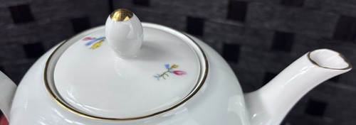 Bavaria 12 pc. Tea Set Floral and Gold Trim - Picture 15 of 17