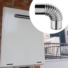 Gas Boiler Heater Elbow Vent Pipe Exhaust Pipe 90 Degrees Connector Chimney Flue