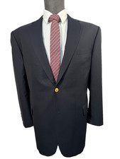 BROOKS BROTHERS 1818 Mens Navy Blue ING LORO PIANA Sport Coat Blazer Jacket 45R