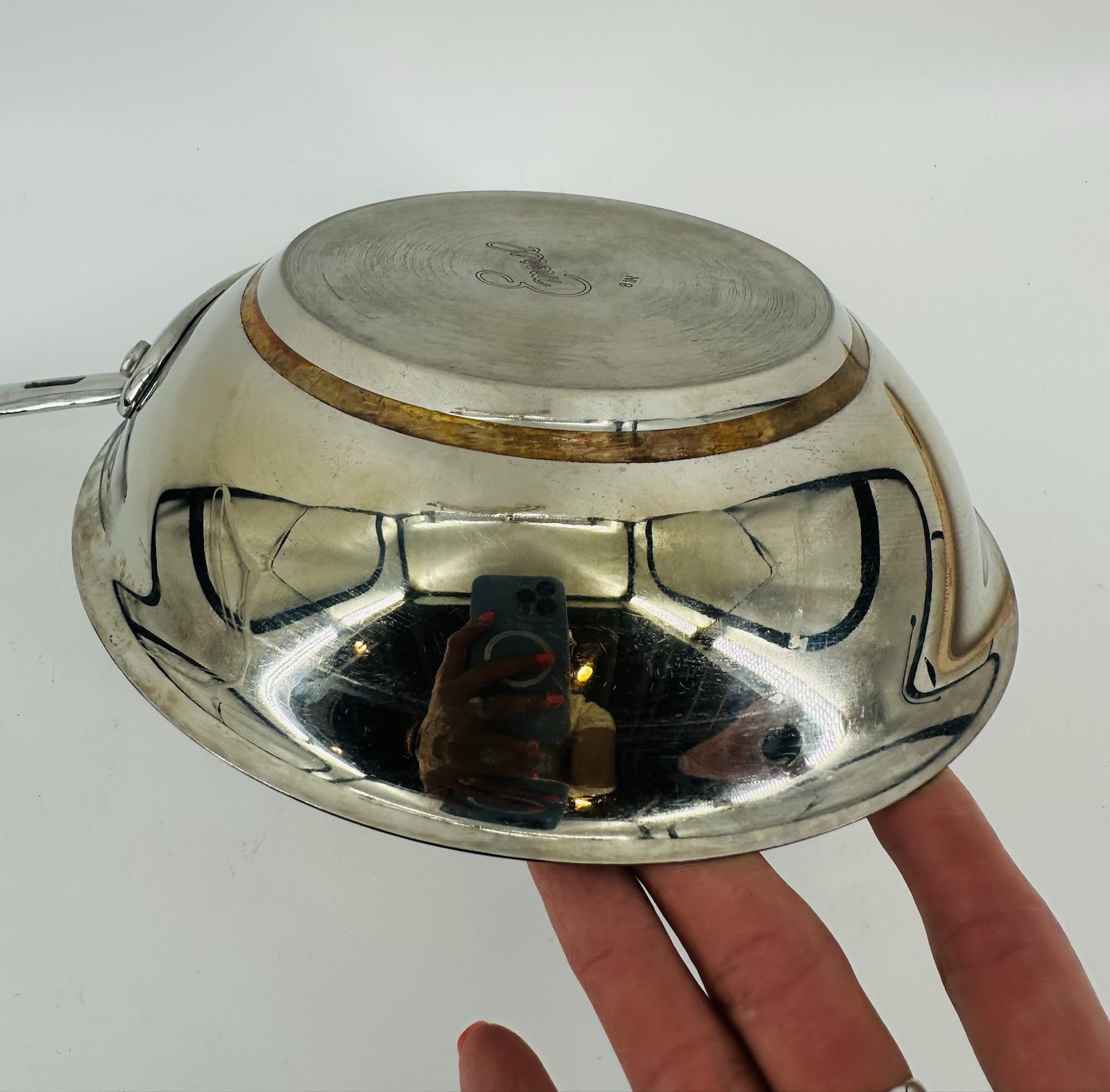 EMERIL All Clad Frying Saute Pan Skillet Stainless Steel 8 inch #1