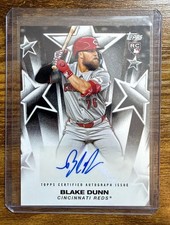 2025 Topps Series 1 Baseball Stars Auto Blake Dunn Rookie Card Auto RC #BSA-BDU. rookie card picture