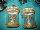 vtg 11  Bradford CHRISTMAS ORNAMENTS UFO Spinning Top bell lantern cage teardrop — photo 5