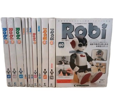 De Agostini Robi Robot Magazine Issues 60-70 Lot of 11 Japan Sealed Set