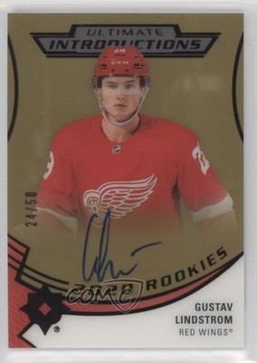 2020 Ultimate Collection Gold 24/50 Gustav Lindstrom #UI-36 Rookie Auto RC b3q