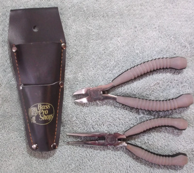 Bass Pro Shop Pliers Set Wire Snips & Needle Nose Pliers