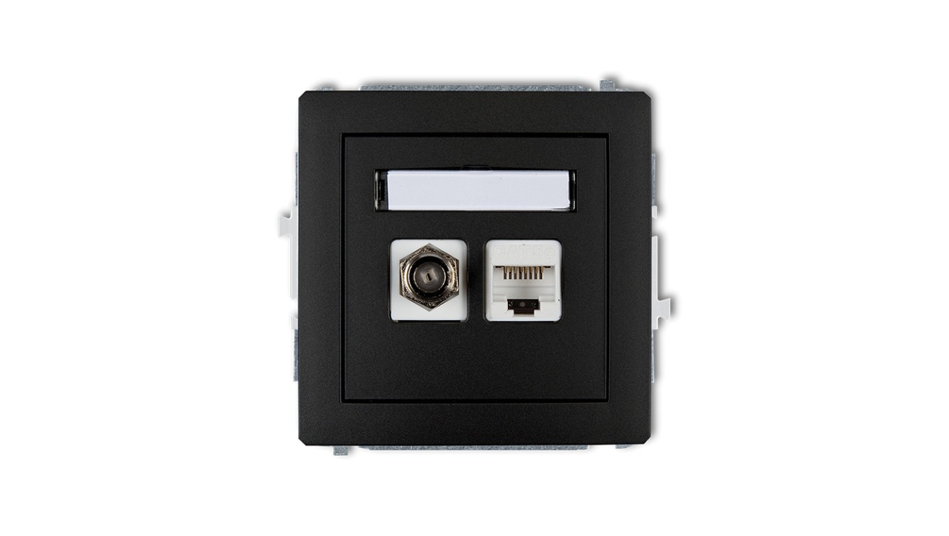 Antenna Socket Single Type F (SAT) + DECO Sockets 12DGFK-1
