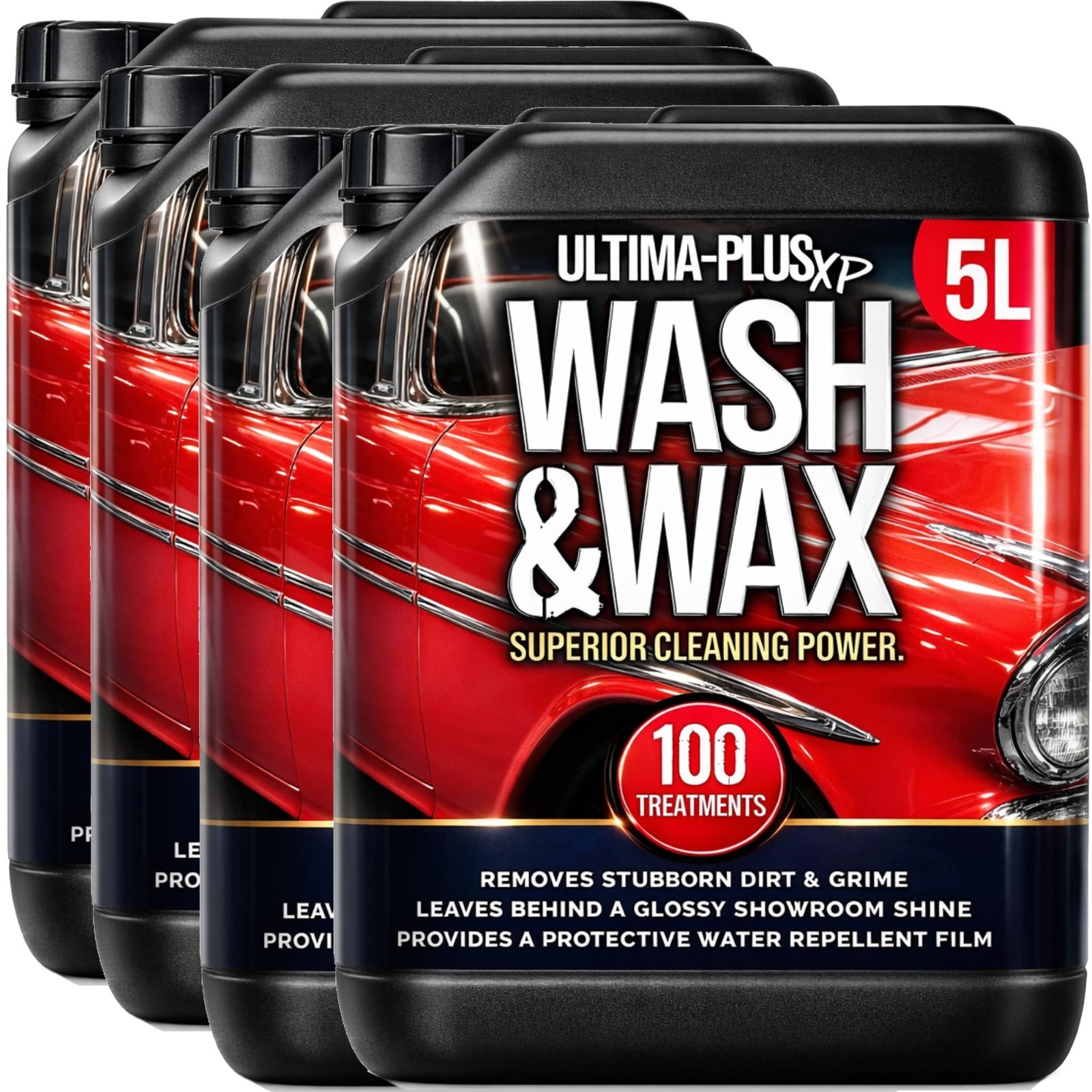 Ultima-Plus XP Wash & Wax Car Shampoo Carnauba Wax Formula Polish Shine 20L