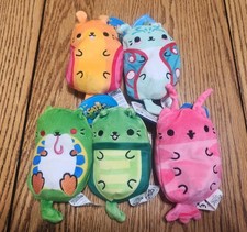 Cats vs Pickles Animal Lot of 5 Snail Frog Moth Turtle Shrimp W/Tag