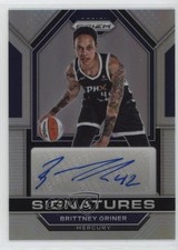 2023 Panini Prizm WNBA Signatures Silver Prizm Brittney Griner #SG-BGN Auto e0h