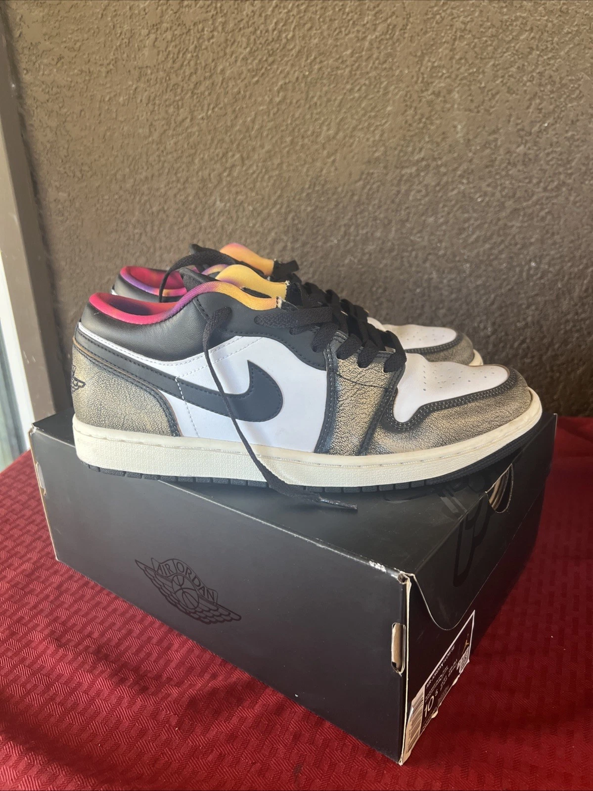 Nike Air Jordan 1 Low SE Wear Away taglia 10 5