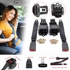 3point Car Vehicle Adjustable Belt Retractable Safety Seat Belt Straps Universal 3point Car Vehicle Adjustable Belt Retractable Safety Seat Belt Straps Universal