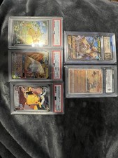 Pokémon Graded Japanese Card Lot - Pikachu, Charizard, Machamp - 5 Cards