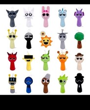 2 Sprunki Plush Toys Horror Game Sprunki Oren Wenda Plushies Toys Stuffed DoTL