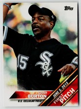 LeVar Burton 2016 Topps #FP-13 First Pitch Chicago White Sox