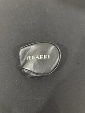 Vintage FERARRI Aviator Sunglasses with Case   Black  Gold Frame