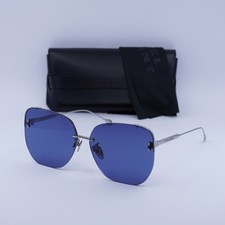 New Isabel Marant IM 0082/S 06LB KU Ruthenium/Blue 64-16-150 Sunglasses