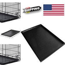 36 Inch Dog Crate Tray Odor Resistant Acrylic Versatile for Multi Purpose Use
