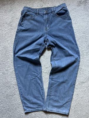 MANFINITY Jeans Boyfriend blau Gr. S 72cm Denim Baumwolle Mix Five-Pocket RV