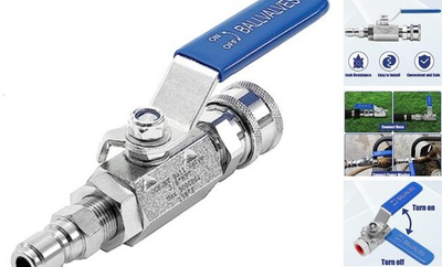 #ad High Pressure Washer Kit 3 8quot; Quick Connect for Power Washer Hose Ball Valve $53.15