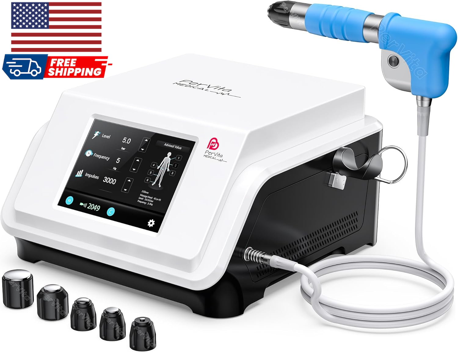 Dpo Machine Extracorporeal Shock Wave Therapy ESWT Machine for Joint and Muscle ...