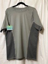 Men  s Sea Doo Shirt XL Rashguard Performace Short Sleeve Multi Gray UV -50 NEW