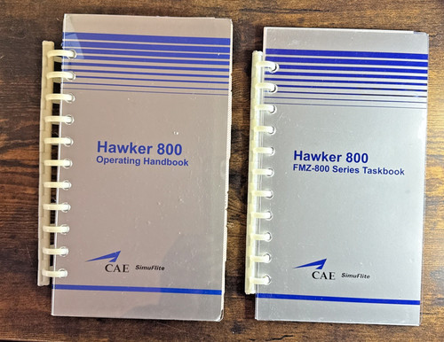 Operating Handbook: Hawker 800 + FMZ-800 Series Taskbook: Manual Guide