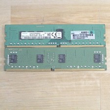 Lot of 2 Samsung 8GB DDR4 2400MHz PC4-19200 ECC Registered Server Memory RAM