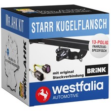 Westfalia Anhängerkupplung starr für Ford Ranger IV ab 22 + 13pol spezifisch