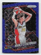 2025 Panini Prizm WNBA #34 Nancy Lieberman Blue Velocity Prizms