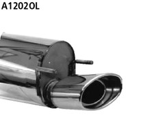 Bastuck Edelstahl Komplettanlage ab Kat Opel Corsa B 153x95mm oval